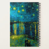 Van Gogh Sterrennacht over de Rhône Planner (Achterkant)