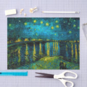 Van Gogh Sterrennacht over de Rhône Tissuepapier (Craft)