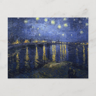 Van Gogh Sterrennacht over de Rijn Briefkaart