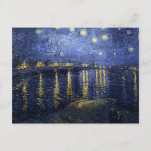 Van Gogh Sterrennacht over de Rijn Briefkaart