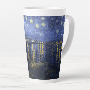 Van Gogh Sterrennacht over de Rijn Latte Mok