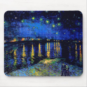 Van Gogh Sterrennacht over Rhone (F474) Fine Art Muismat