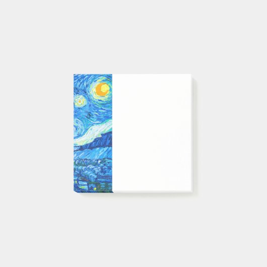 Van Gogh Sterrennacht Post-it® Notes (Voorkant)