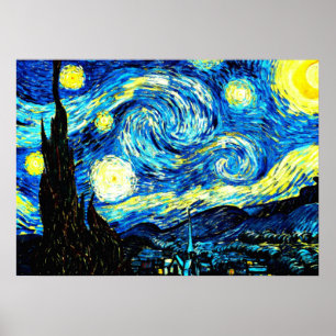 Van Gogh: Sterrennacht Poster