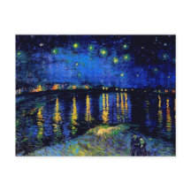 Van Gogh Sterrennacht Rhone (F474) Fine Art