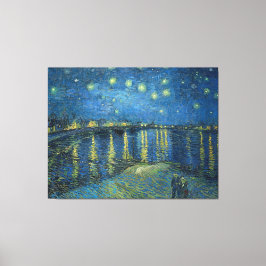 Van Gogh Sterrennacht Rhone Painting Canvas Afdruk