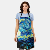 Van Gogh - Sterrennacht Schort (Gedragen)