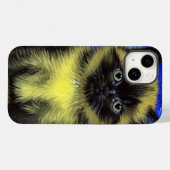 Van Gogh Sterrennacht Siamese kat Case-Mate iPhone Case (Achterkant (horizontaal))