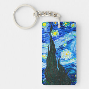 Van Gogh Sterrennacht Sleutelhanger