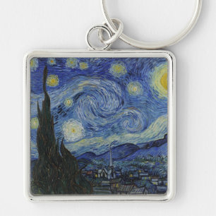 Van Gogh Sterrennacht Sleutelhanger