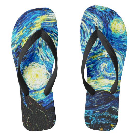 Van Gogh - Sterrennacht Teenslippers (Voetbed)