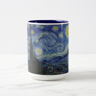 Van Gogh Sterrennacht Tweekleurige Koffiemok