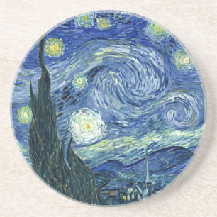 Van Gogh Sterrennacht Zandsteen Onderzetter