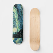 Van gogh sterrennachtvector skateboard (Voorkant)