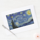 Van Gogh - Sticker rectangulaire étoilé (Enveloppe)
