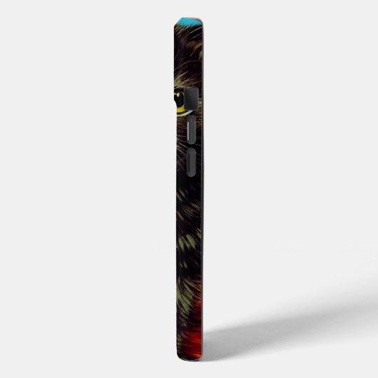 Van Gogh Stijl Pouting Kitten Case-Mate iPhone Case (Achterkant / Links)