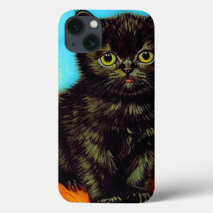 Van Gogh Stijl Pouting Kitten iPhone 13 Hoesje