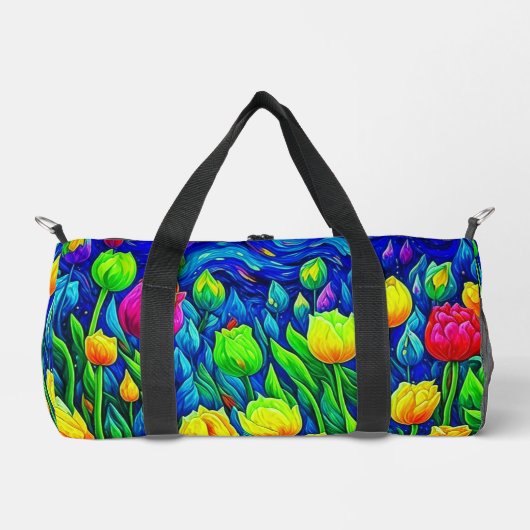 Van Gogh-stijl tulpen Plunjezak (Voorkant)