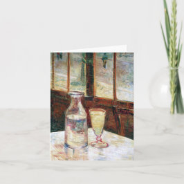 Van Gogh still Life Absinthe Fine Art Kaart