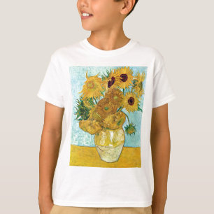 van Gogh still Life Vase met twaalf zonnebloemen T-shirt
