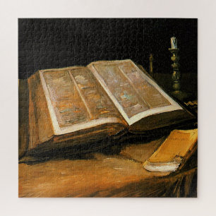 Van Gogh - Stilleven met bijbel Legpuzzel