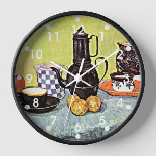 Van Gogh: Stilleven met blauwe emaille koffiepot