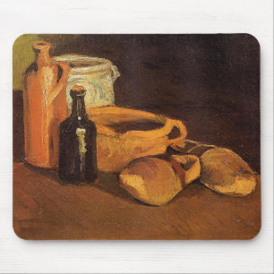 Van Gogh - Stilleven met klompen en potten, Muismat