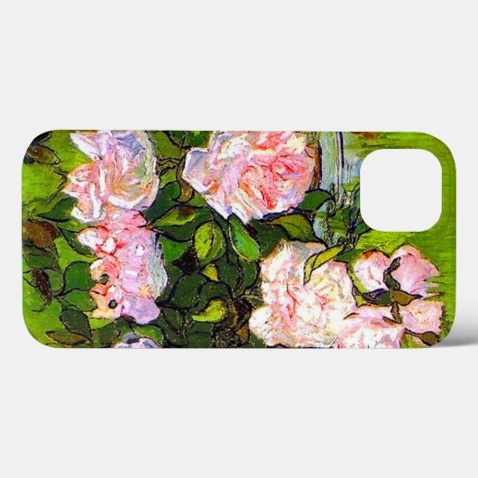 Van Gogh Stilleven met roze rozen Case-Mate iPhone Case (Achterkant (horizontaal))