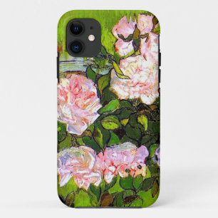 Van Gogh Stilleven met roze rozen iPhone 11 Hoesje