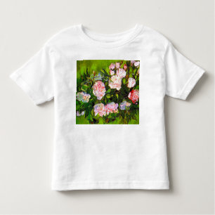 Van Gogh Stilleven met roze rozen Kinder Shirts