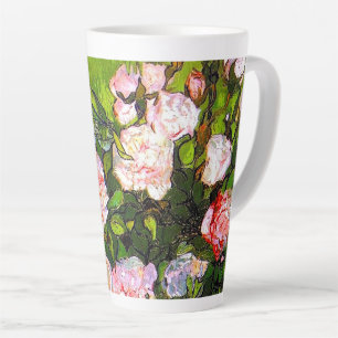 Van Gogh Stilleven met roze rozen Latte Mok