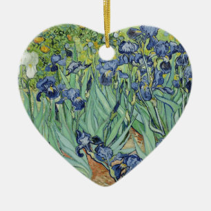 Van Gogh Stilleven: Vaas met Irissen Keramisch Ornament