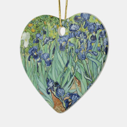 Van Gogh Stilleven: Vaas met Irissen Keramisch Ornament (Links)