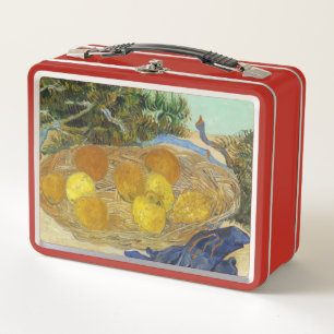 Van Gogh Stilleven van Sinaasappels Citroenen Blau