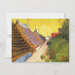 Van Gogh - Straat in Saintes-Maries, Briefkaart
