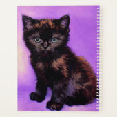 Van Gogh Style Chat pourpre (Dos)