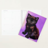 Van Gogh Style Chat pourpre (Devant avec enveloppe)