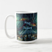 Van Gogh Style Christmas Coffee Mug Santa Sleigh (Gauche)