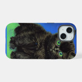 Van Gogh Style Kitten noir (Verso Horizontal)