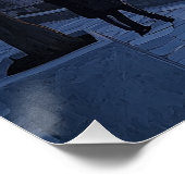 Van Gogh Style Ligurian Sunset – Glossy Art Poster (Coin)