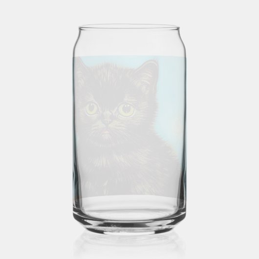 Van Gogh Style Pouting Kitten (Verso)