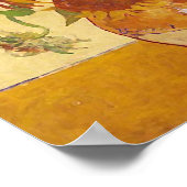 Van Gogh Sunflower (F454) fijne kunst Poster (Hoek)