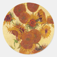 Van Gogh Sunflower (F454)  fijne kunst