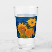 Van Gogh Sunflower Glas (Achterkant)
