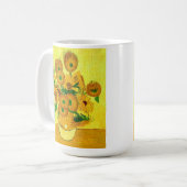 Van Gogh Sunflower Koffiemok (Voorkant links)