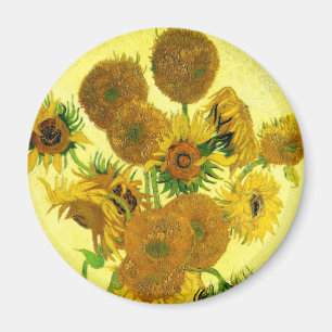 Van Gogh Sunflower Magnet Magneet