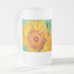Van Gogh Sunflower Matglas Bierpul