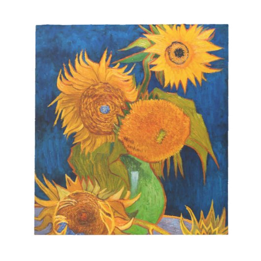 Van Gogh Sunflower Notitieblok (Voorkant)