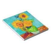 Van Gogh Sunflower Notitieblok (Schuin)