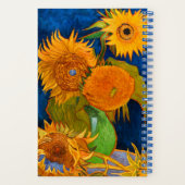 Van Gogh Sunflower Notitieboek (Achterkant)